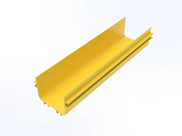 Straight section of fiber cable tray