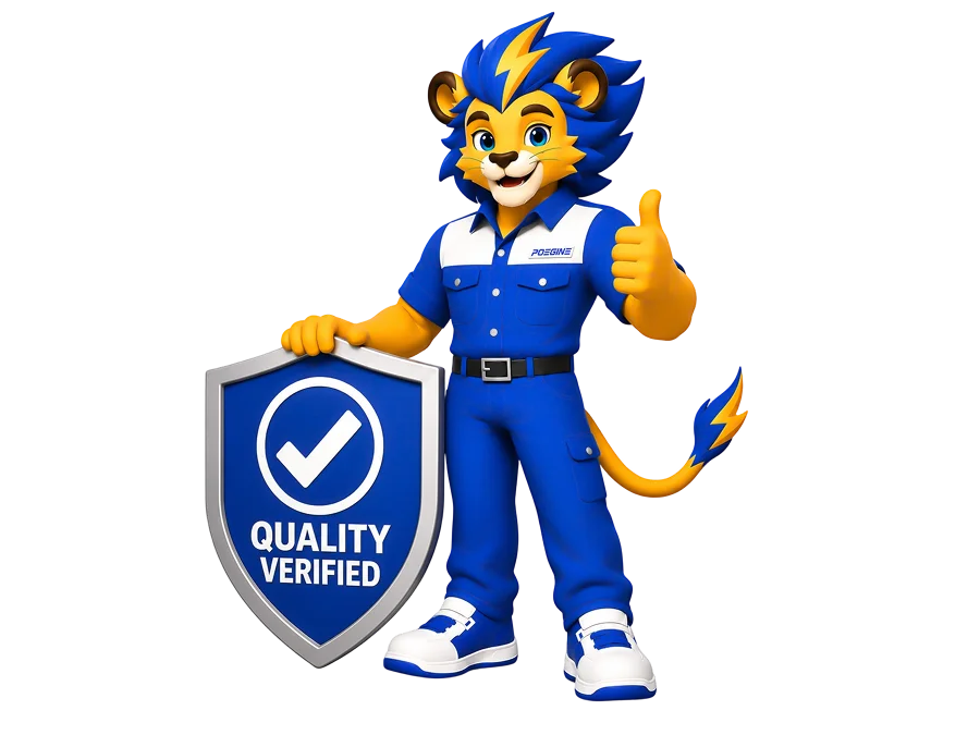 The mascot Volo ensures quality