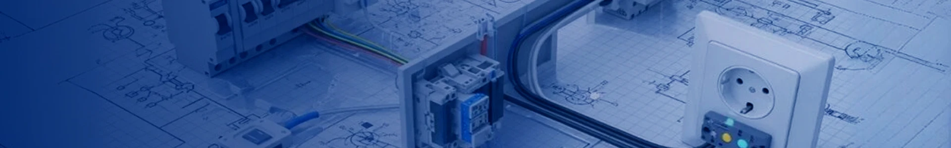 Electrical distribution products displayed on power distribution system design drawings