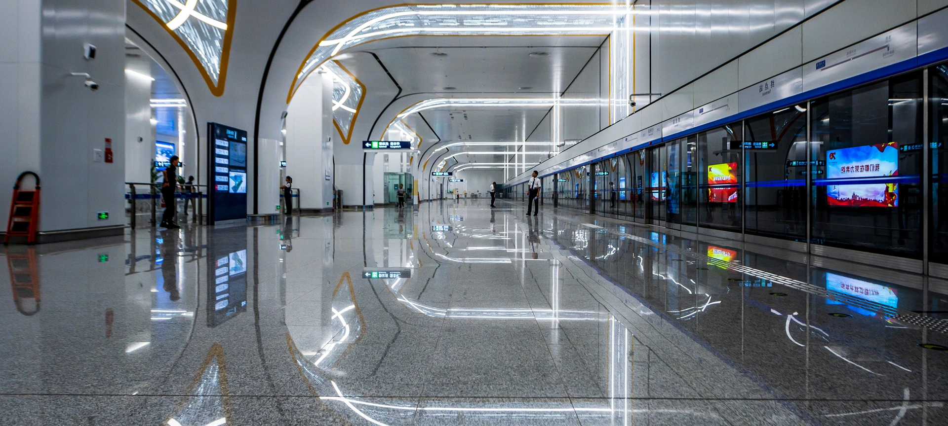 Urban subway station