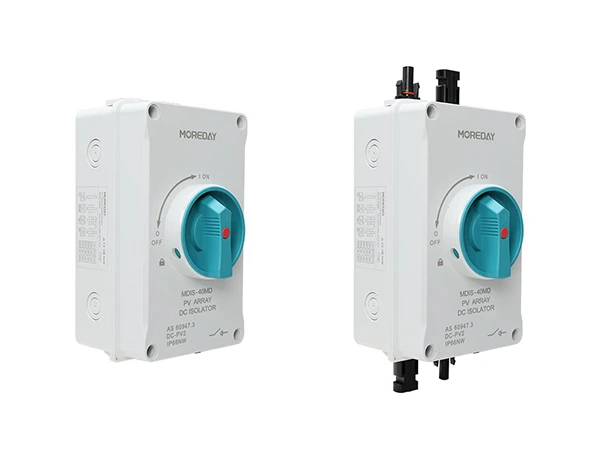 Two samples of isolator switches, model MDIS-40MD