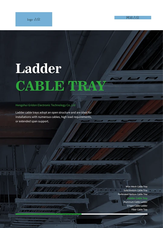 Ladder cable tray catalog cover