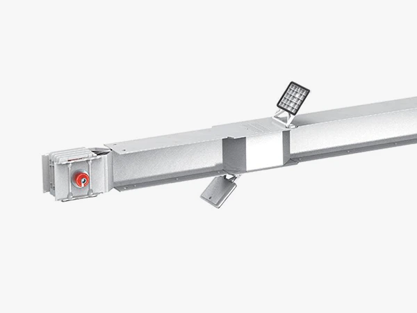 A section of compact straight busbar